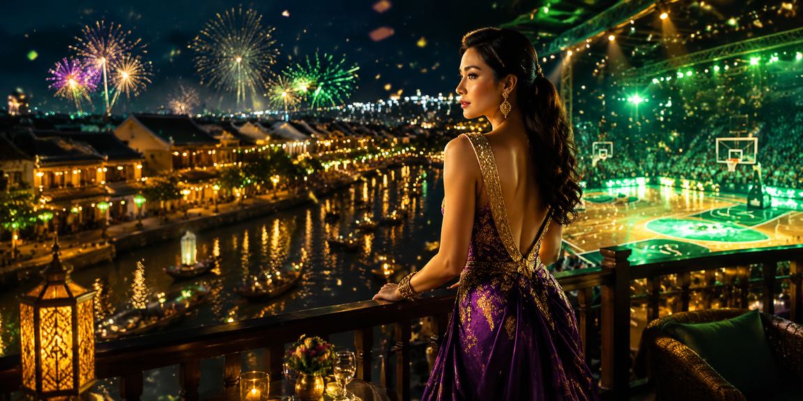 Người dùng Hội An theo dõi cá cược bóng rổ tại quán cà phê cùng me2